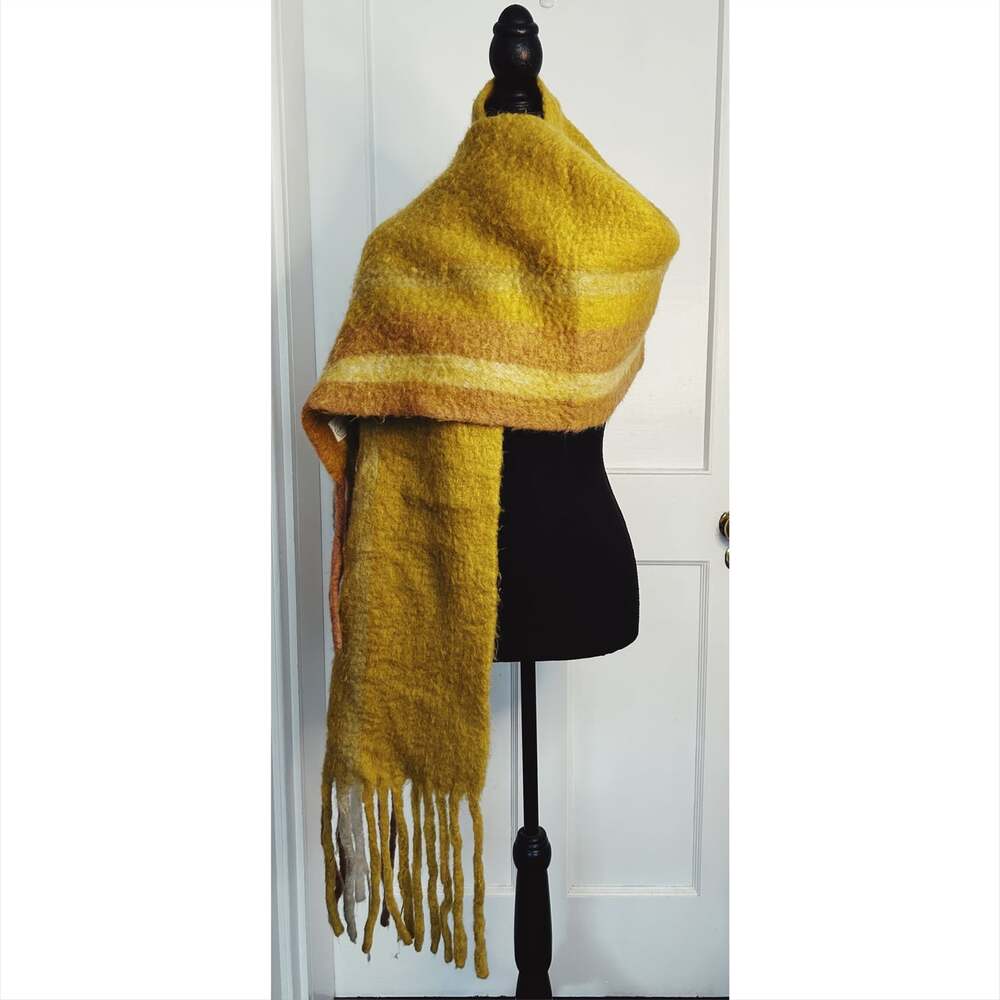 Indaba Shades of Mustard Blanket Scarf